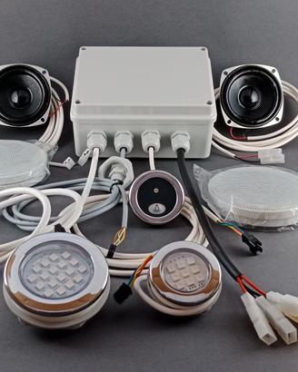 Cromoterapia con amplificatore bluetooth