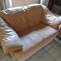 Divano in pelle due posti Chateau d'Ax