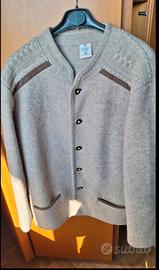 Cardigan Tirolese Vintage  Lana Vergine