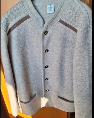 Cardigan Tirolese Vintage  Lana Vergine
