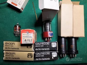 Valvole audio vari tipi, marchi e prezzi