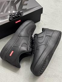 Nike Air Force 1 Low Supreme Black(Donna)41