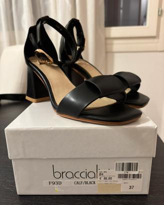 Sandali neri Braccialini num. 37