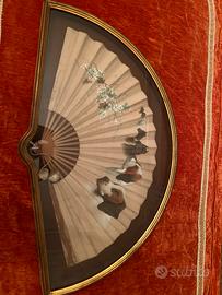 Ventaglio antico con cornice