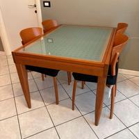 Tavolo Calligaris allungabile + 4 sedie abbinate