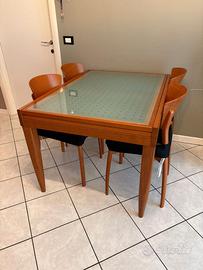 Tavolo Calligaris allungabile + 4 sedie abbinate