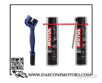 Kit pulizia catena moto motul