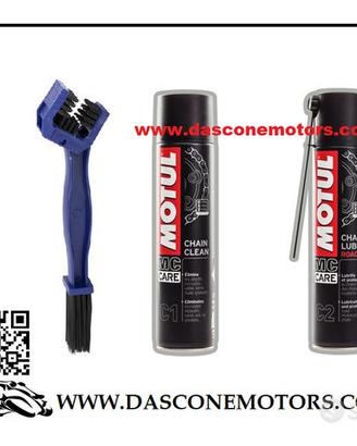 Kit pulizia catena moto motul