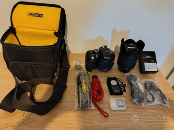 reflex Nikon d5300 com 18/105 vr