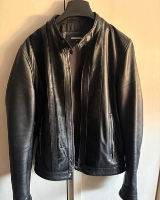 Dsquared  giacca pelle