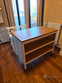 TORNVIKEN isola per cucina con sgabelli Ingolf