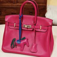 Hermès Birkin 25 Swift Rosa palladio 2018 full set