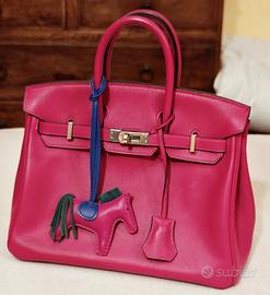 Hermès Birkin 25 Swift Rosa palladio 2018 full set