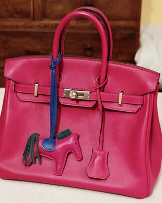 Hermès Birkin 25 Swift Rosa palladio 2018 full set