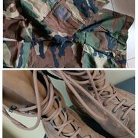 scarponi desertici+mimetica 