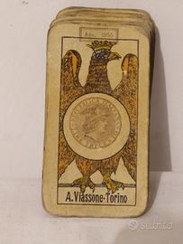 Carte da gioco Viassono bollo 1955