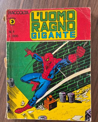 L'uomo ragno gigante albo n°1 anno 1979