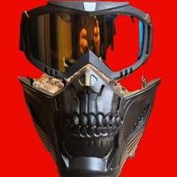 Integrale tattica Biker, Mtb Bmx, Softair. Nero/Ar