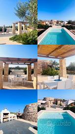 Trullo con jacuzzi e piscina Torre Suda 4+ 2