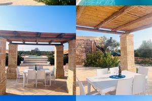 Trullo con jacuzzi e piscina Torre Suda 4+ 2