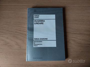 Algebra Lineare - Lang