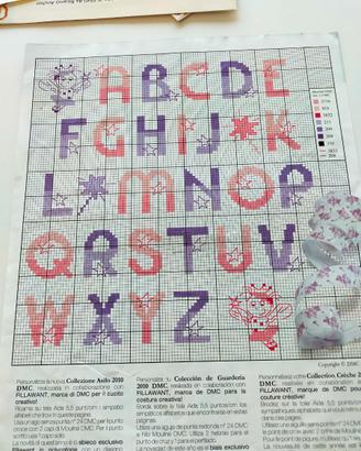 schemi punto croce: alfabeti , fiori o animaletti