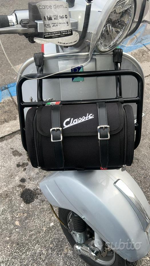 GTS 300 Bauletto Lambretta Borsone Portapacchi Vera Pelle Moto