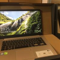 Asus 15", Intel i7, GPU NVIDIA MX150, SSD, 1.5 TB