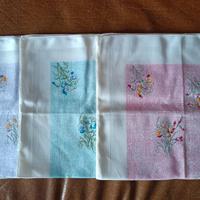 Fazzoletti donna 100% cotone 3 colori 