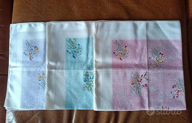 Fazzoletti donna 100% cotone 3 colori 