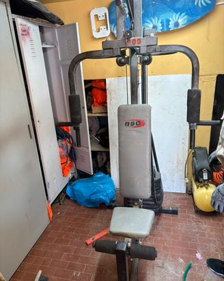 Palestra multifunzione pesi panca