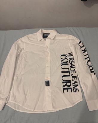 Camicia Versace Jeans Couture Bianca Taglia L Uomo