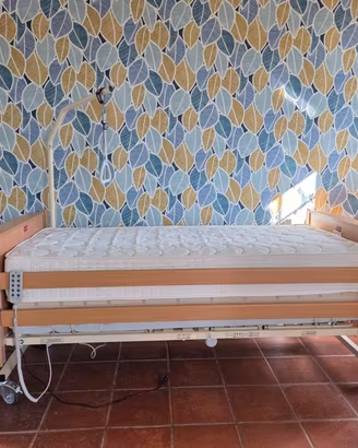 Letto ortopedico degenza elettrico con sponde