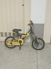 Bicicletta bimbo 12" Nuzzi Twin Jet con rotelle