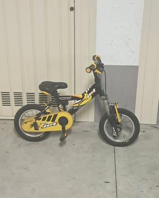 Bicicletta bimbo 12" Nuzzi Twin Jet con rotelle