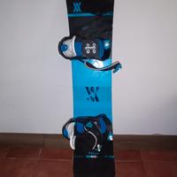 tavola snowboard 156 con attacchi