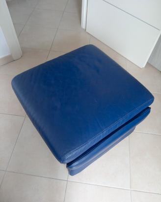 pouf poggiapiedi in vera pelle divani&divani 