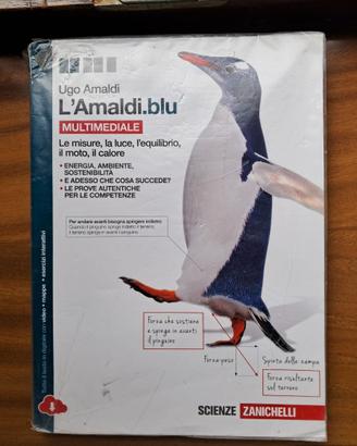 Libro fisica "L'Amaldi.Blu", ISBN: 9788808265487