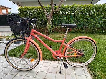 Bicicletta bambina Riverside 500 24 pollici rosa