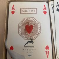 Carte da gioco vintage - Modiano tipo Poker 1970