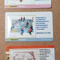 Tessere filateliche emissione 07.03.2009