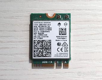 Scheda rete Intel DualBand Wireless-AC 8265 Wifi