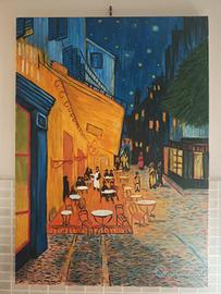 Quadro ad Olio su tela . Van Gogh - Bar di Arles. 