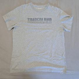 Timberland T-Shirt Uomo Grigia Tg. L 100% Cotone
