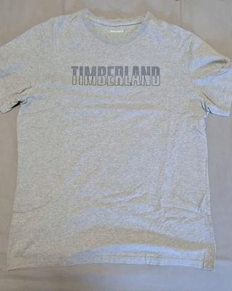 Timberland T-Shirt Uomo Grigia Tg. L 100% Cotone