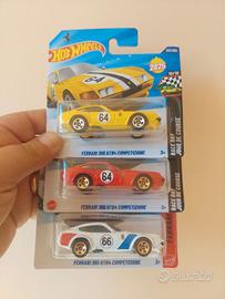 3 Ferrari 365 gtb4 Competizione  hotwheels 