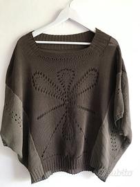 Maglia traforata marrone 44-46