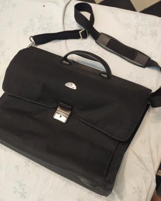 borsa tracolla uomo sansonite nera
