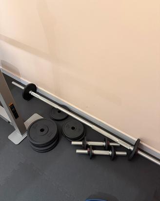 Kit pesi e palestra nuovi