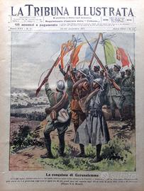 La Tribuna Illustrata 23 Dic 1917 WW1 Gerusalemme